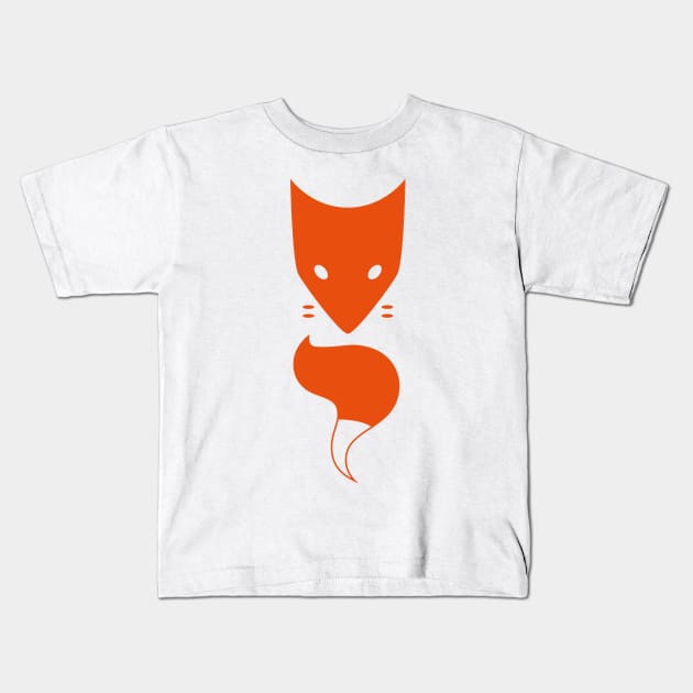 Red Fox Alba Kids T-Shirt by Toraion